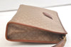 Authentic CELINE Macadam Blason Pattern Clutch Hand Bag PVC Leather Beige 3554K