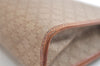 Authentic CELINE Macadam Blason Pattern Clutch Hand Bag PVC Leather Beige 3554K