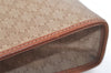 Authentic CELINE Macadam Blason Pattern Clutch Hand Bag PVC Leather Beige 3554K
