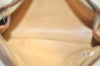 Authentic CELINE Macadam Blason Pattern Clutch Hand Bag PVC Leather Beige 3554K