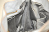 Authentic MIU MIU Vintage Leather 2Way Shoulder Tote Bag Light Gray 3555J