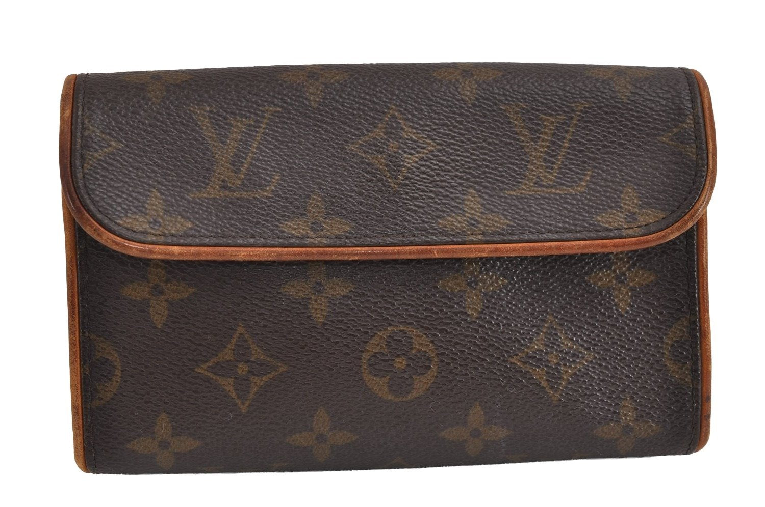 Auth Louis Vuitton Monogram Pochette Florentine Pouch Waist Bag M51855 LV 3556J