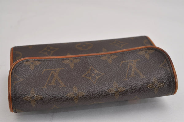 Auth Louis Vuitton Monogram Pochette Florentine Pouch Waist Bag M51855 LV 3556J