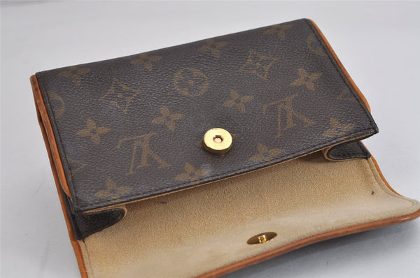 Auth Louis Vuitton Monogram Pochette Florentine Pouch Waist Bag M51855 LV 3556J