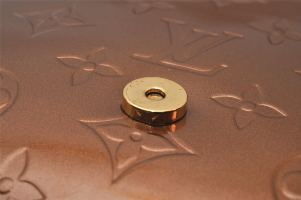 Auth Louis Vuitton Vernis Thompson Street Shoulder Bag Brown M91124 LV 3557I