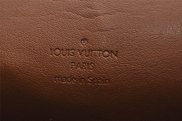 Auth Louis Vuitton Vernis Thompson Street Shoulder Bag Brown M91124 LV 3557I