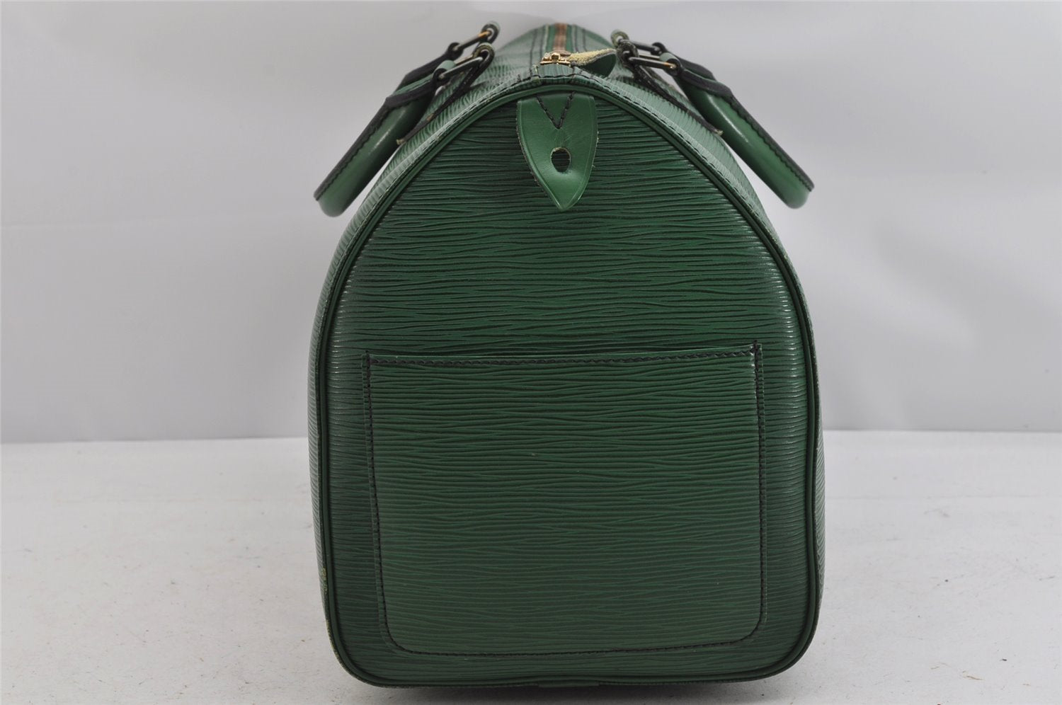 Authentic Louis Vuitton Epi Speedy 35 Hand Boston Bag Green M42994 LV 3558K