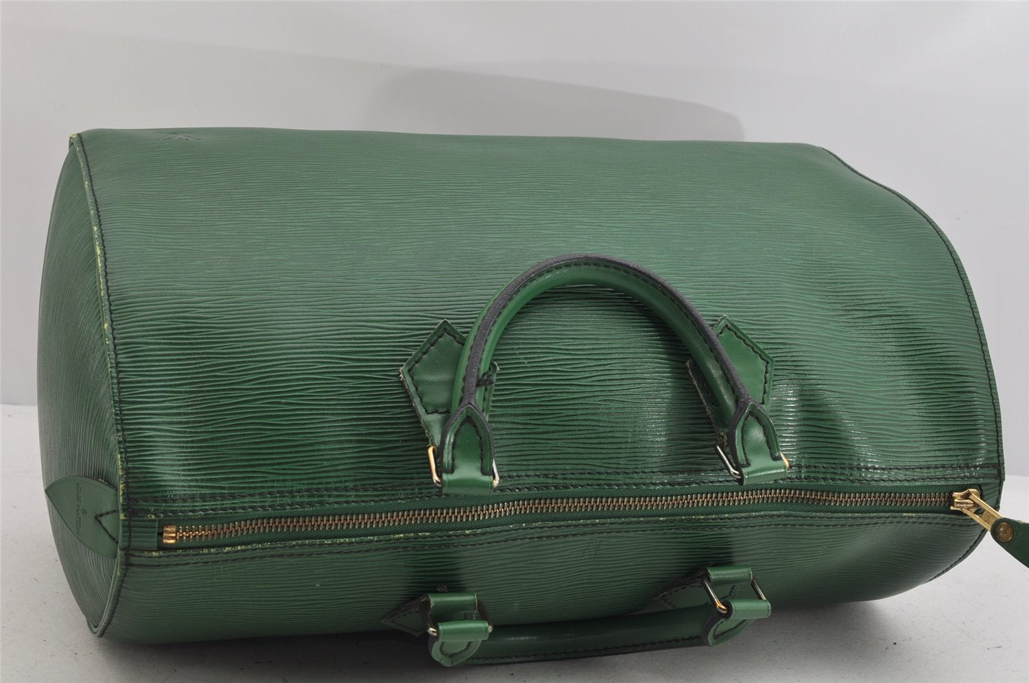 Authentic Louis Vuitton Epi Speedy 35 Hand Boston Bag Green M42994 LV 3558K