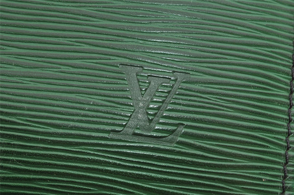 Authentic Louis Vuitton Epi Speedy 35 Hand Boston Bag Green M42994 LV 3558K