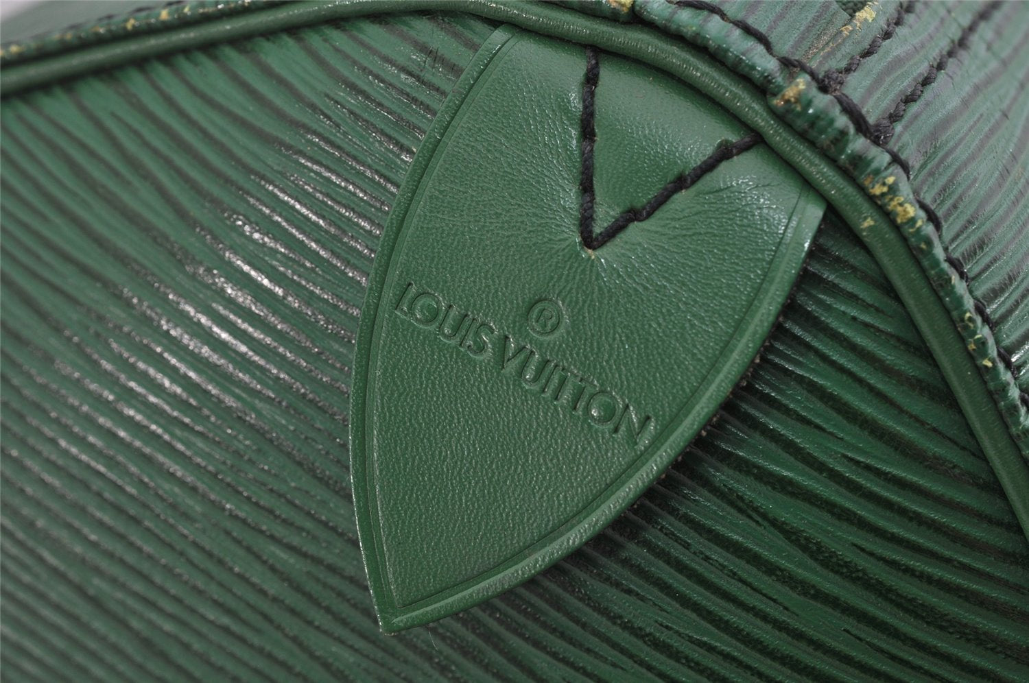 Authentic Louis Vuitton Epi Speedy 35 Hand Boston Bag Green M42994 LV 3558K