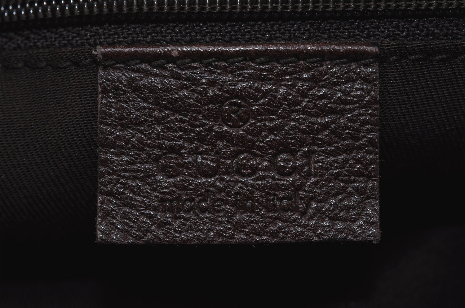 Authentic GUCCI Abbey Shoulder Cross Bag GG Canvas Leather 131326 Brown 3559I