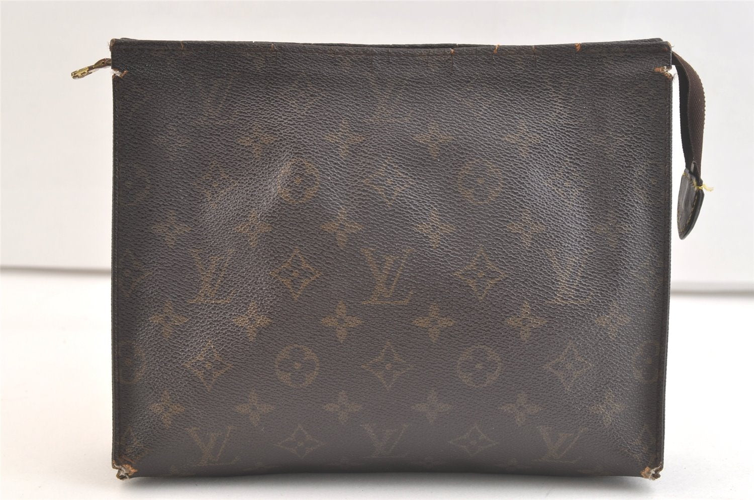 Authentic Louis Vuitton Monogram Poche Toilette 26 M47542 Cosmetics Pouch 3559K