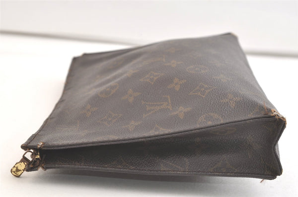 Authentic Louis Vuitton Monogram Poche Toilette 26 M47542 Cosmetics Pouch 3559K