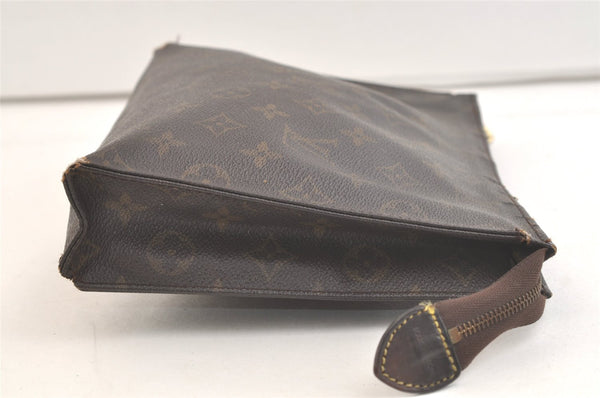 Authentic Louis Vuitton Monogram Poche Toilette 26 M47542 Cosmetics Pouch 3559K
