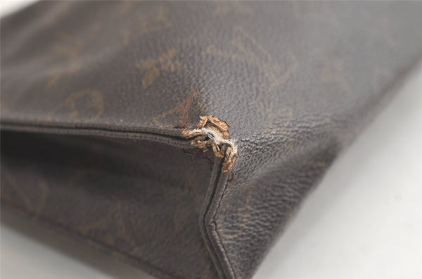 Authentic Louis Vuitton Monogram Poche Toilette 26 M47542 Cosmetics Pouch 3559K