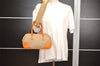 Authentic PRADA CANAPA + CINGHI Canvas Leather Hand Bag BL0044 Beige 3560J