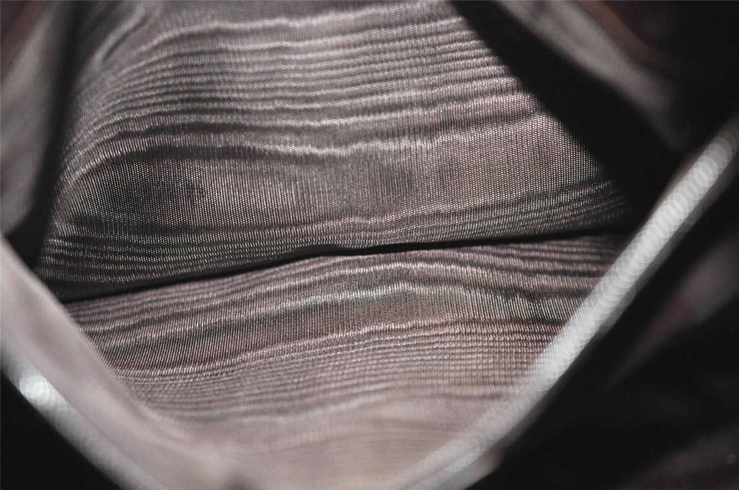 Authentic GUCCI Vintage Bamboo 2Way Shoulder Tote Bag Leather Brown 3561I