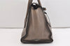 Authentic PRADA Glace Calf Leather Nappa 2Way Tote Bag BN2665 Brown 3561J