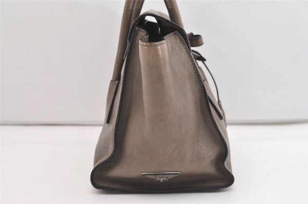 Authentic PRADA Glace Calf Leather Nappa 2Way Tote Bag BN2665 Brown 3561J