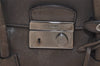 Authentic PRADA Glace Calf Leather Nappa 2Way Tote Bag BN2665 Brown 3561J