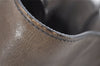 Authentic PRADA Glace Calf Leather Nappa 2Way Tote Bag BN2665 Brown 3561J