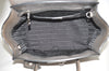 Authentic PRADA Glace Calf Leather Nappa 2Way Tote Bag BN2665 Brown 3561J