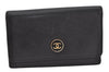 Authentic CHANEL Caviar Skin CoCo Button 6 Hooks Key Case Purse Black 3562K