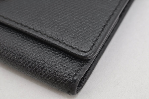 Authentic CHANEL Caviar Skin CoCo Button 6 Hooks Key Case Purse Black 3562K