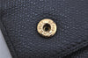 Authentic CHANEL Caviar Skin CoCo Button 6 Hooks Key Case Purse Black 3562K