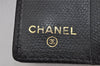 Authentic CHANEL Caviar Skin CoCo Button 6 Hooks Key Case Purse Black 3562K