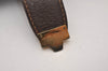 Authentic GUCCI Web Sherry Line Shoulder Cross Bag GG PVC Leather Brown 3563I