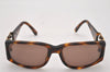 Authentic CHANEL Sunglasses Tortoise Shell CC Logos Plastic 02461 Brown 3564J