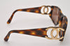 Authentic CHANEL Sunglasses Tortoise Shell CC Logos Plastic 02461 Brown 3564J