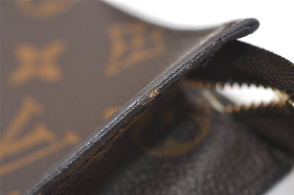 Authentic Louis Vuitton Monogram Pouch Purse For Bucket PM LV 3566J