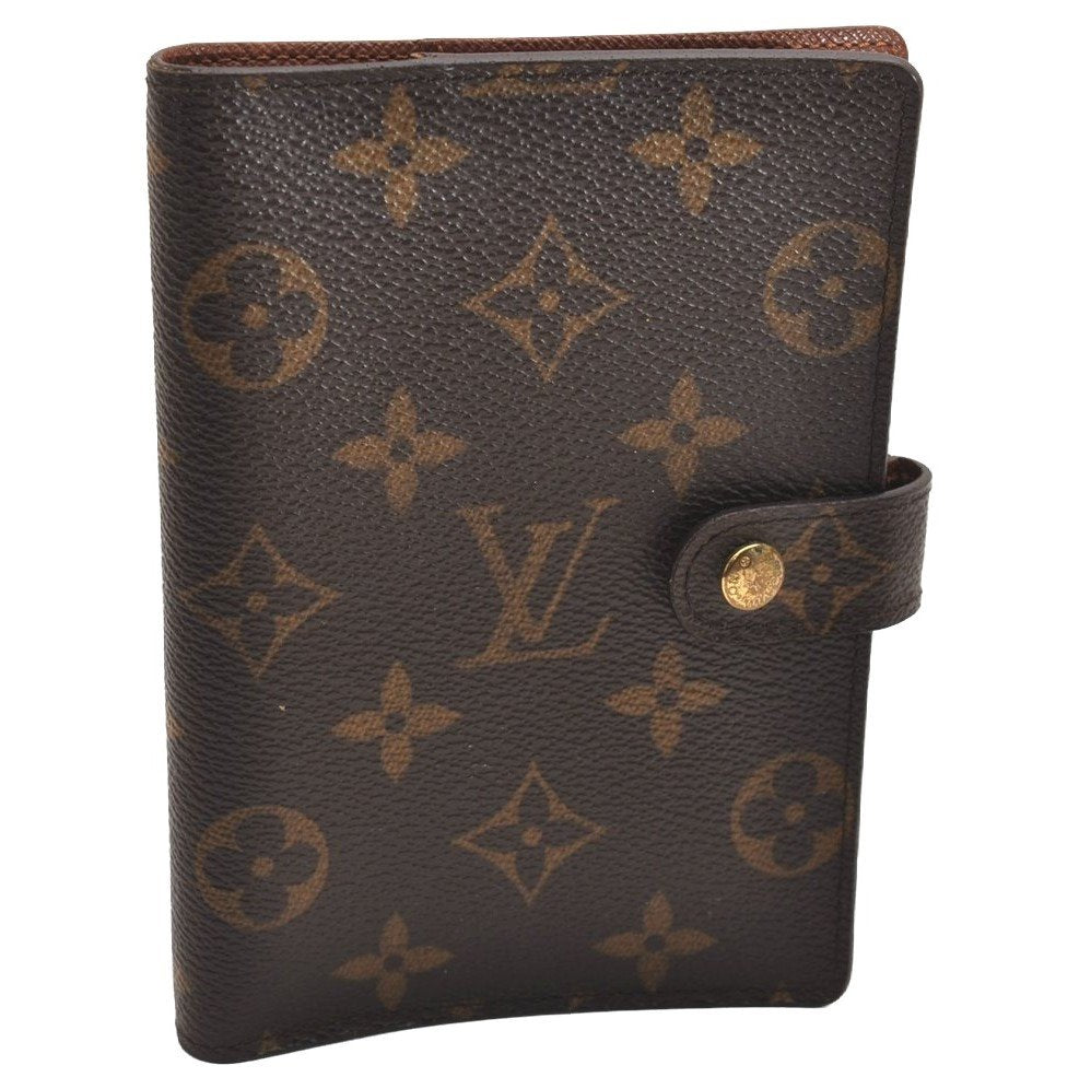 Authentic Louis Vuitton Monogram Agenda PM Notebook Cover R20005 LV 3567J