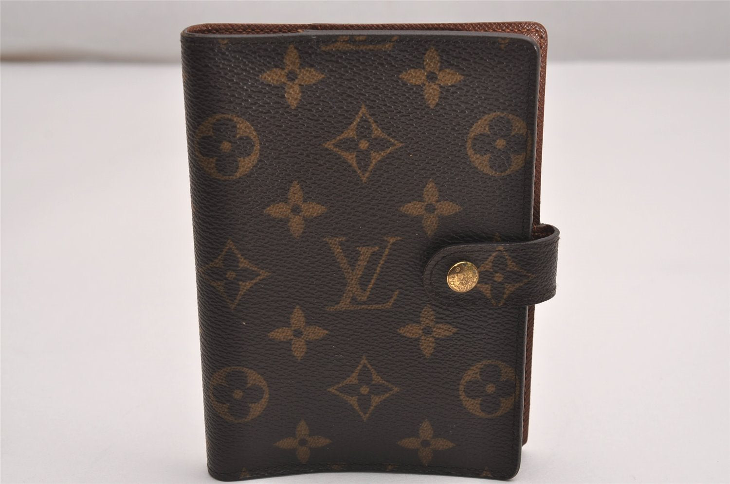 Authentic Louis Vuitton Monogram Agenda PM Notebook Cover R20005 LV 3567J