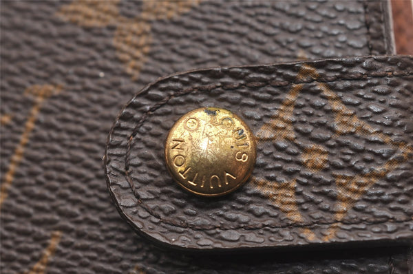 Authentic Louis Vuitton Monogram Agenda PM Notebook Cover R20005 LV 3567J