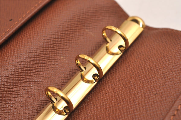Authentic Louis Vuitton Monogram Agenda PM Notebook Cover R20005 LV 3567J