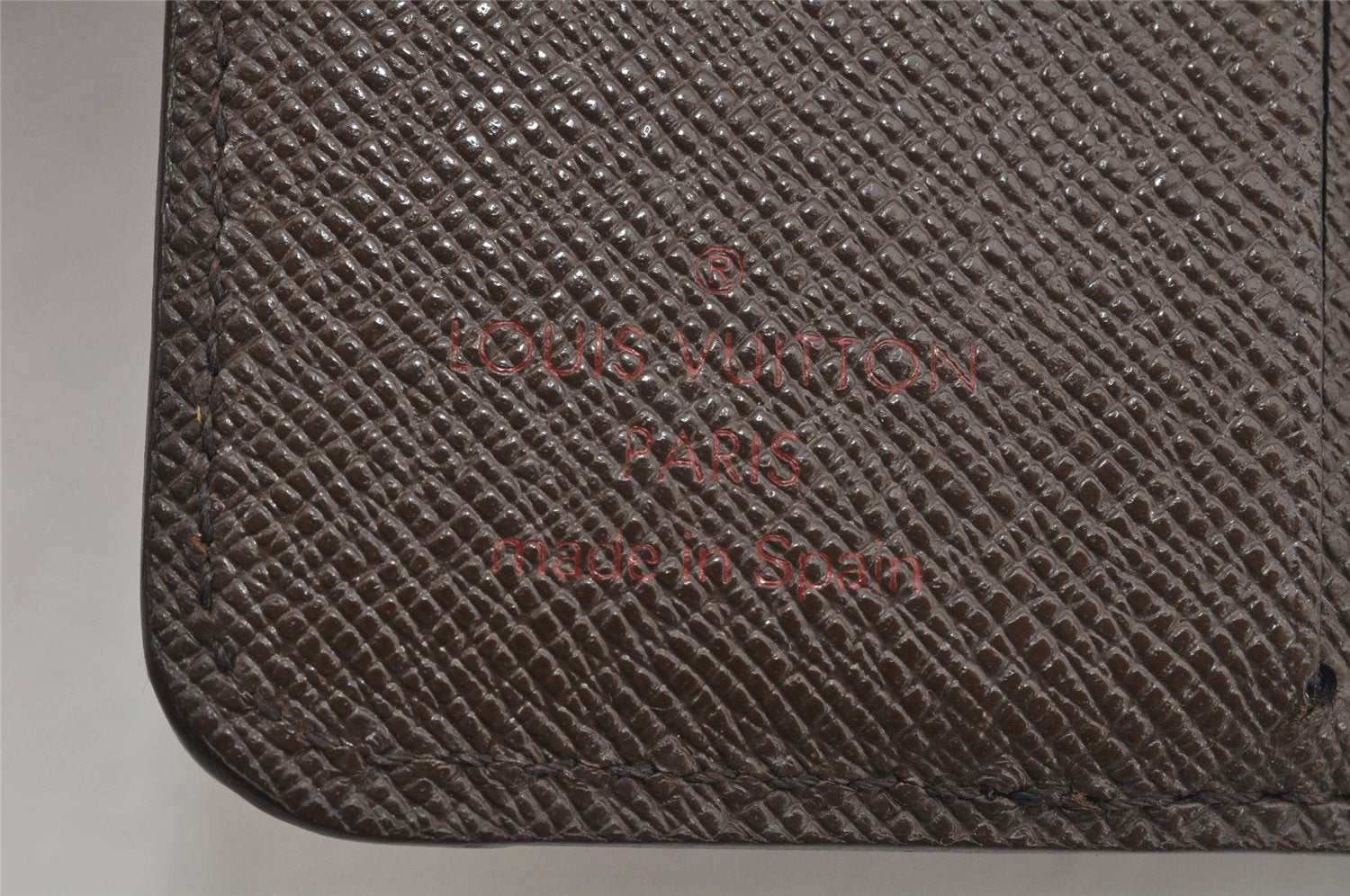 Authentic Louis Vuitton Damier Compact Zip Bifold Wallet Purse N61668 LV 3568K