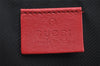 Authentic GUCCI Hand Bag Pouch Purse GG Canvas Leather 0391103 Black 3571I