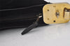 Authentic GUCCI Web Sherry Line Shoulder Hand Bag Suede Leather Black 3571J
