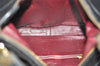 Authentic GUCCI Web Sherry Line Shoulder Hand Bag Suede Leather Black 3571J