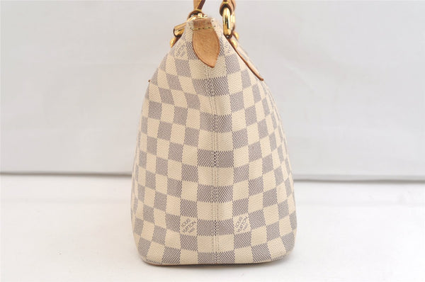 Authentic Louis Vuitton Damier Azur Saleya PM Shoulder Tote Bag N51186 LV 3571K