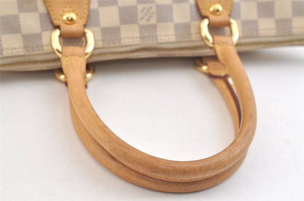 Authentic Louis Vuitton Damier Azur Saleya PM Shoulder Tote Bag N51186 LV 3571K