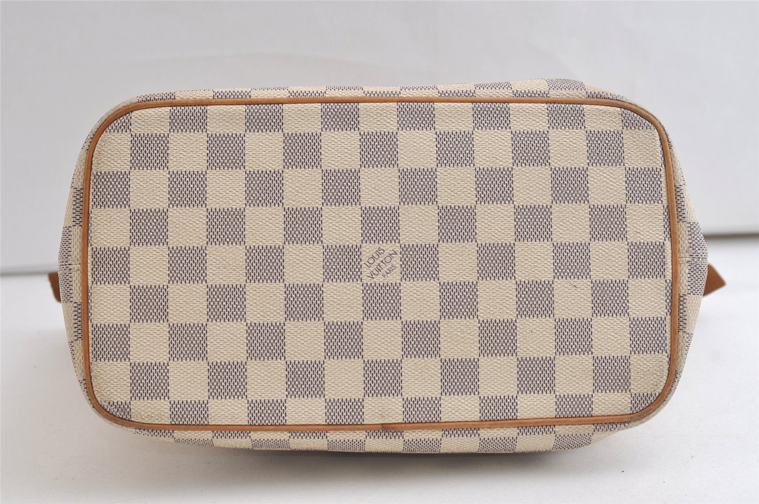 Authentic Louis Vuitton Damier Azur Saleya PM Shoulder Tote Bag N51186 LV 3571K