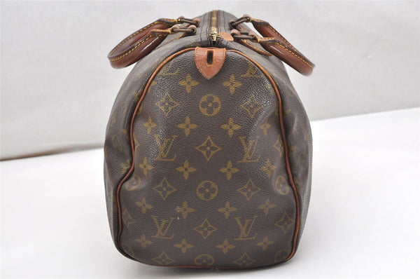 Authentic Louis Vuitton Monogram Speedy 35 Hand Boston Bag Old Model LV 3573K