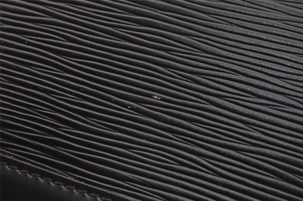 Authentic Louis Vuitton Epi Alma PM Hand Bag Black M40302 LV 3575I