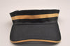 Authentic GUCCI Vintage Sherry Line Sun Visor Canvas Size XL Black 3575J