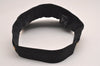 Authentic GUCCI Vintage Sherry Line Sun Visor Canvas Size XL Black 3575J