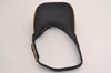Authentic GUCCI Vintage Sherry Line Sun Visor Canvas Size XL Black 3575J